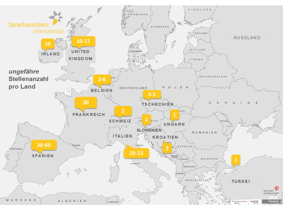 Standortkarte Sprachassistenz / wwu Übersichtskarte Stellen Sprachassistenz