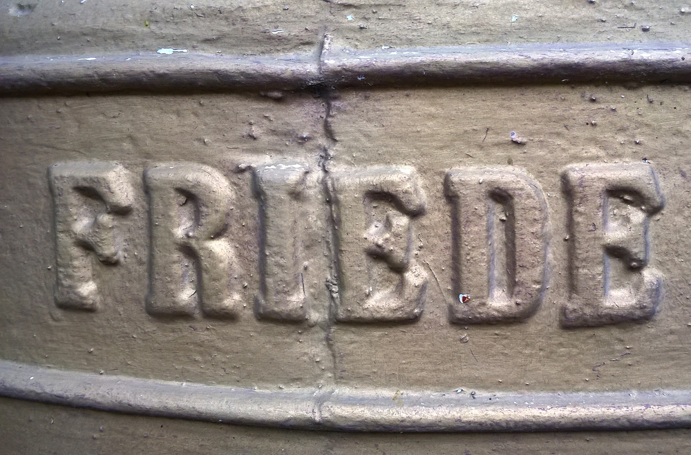 Glockeninschrift- Friede - Friedensglocke in Pulsnitz  © Lupus_in_Saxonia -  04-2021, Lupus_in_Saxonia 