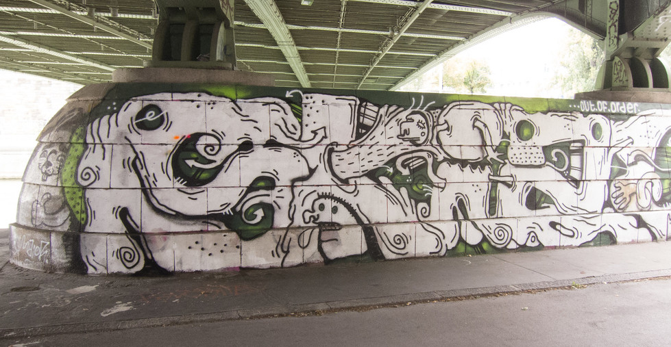 Bridge art, CC BY 2.0, by Flickr  © Thom Quine 